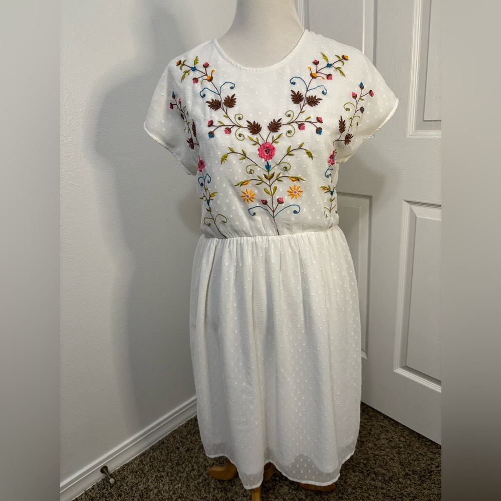 DownEast Textured Cream Blouse